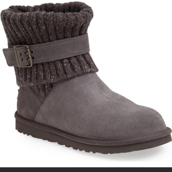 Ugg | Cambridge Knit Leather Boots - Picture 2 of 11